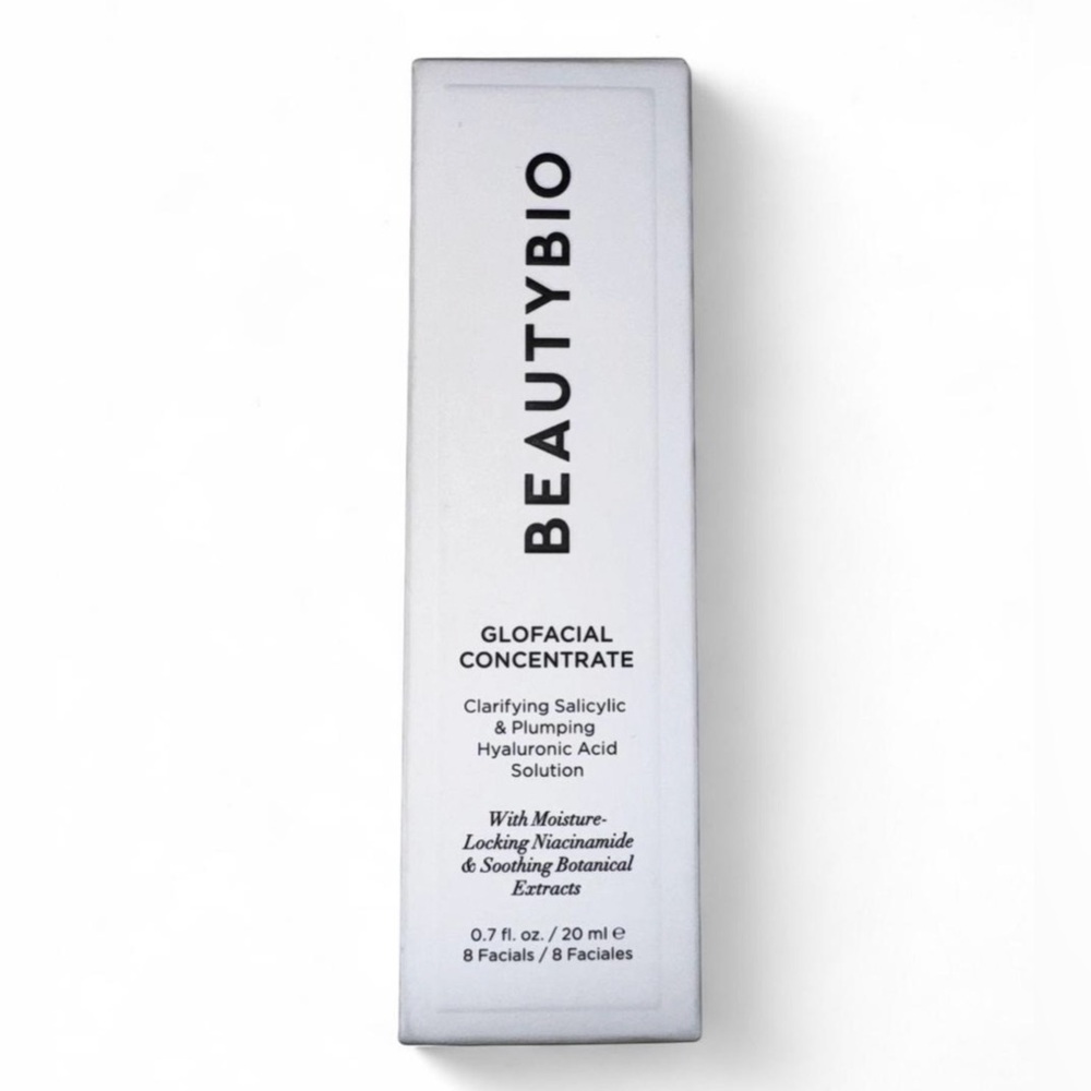 BeautyBio GLOFacial Concentrate Clarifying Salicylic & Plumping Hyaluronic Acid